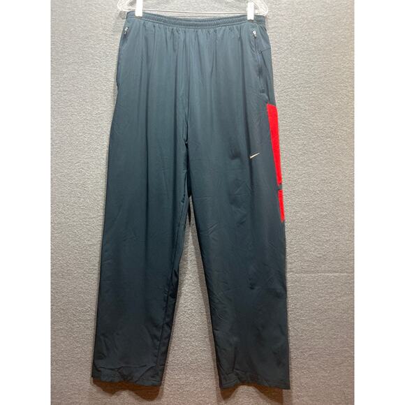 Nike Dri Fit Lightweight Zipper Hems/Logo Basketball Jogger Navy Blue Men Size L - Picture 2 of 16